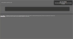 Desktop Screenshot of amulett-online.de